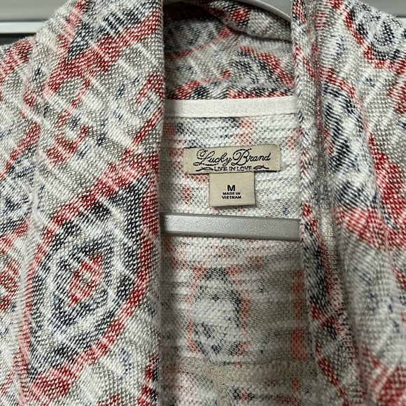 Lucky Brand Open Front Cardigan - Picture 2 of 3